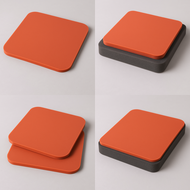 Bases de Silicona y Almohadillas para Planchas
